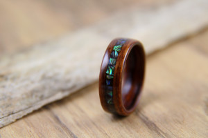 Santos Rosewood with Paua Shell Inlay